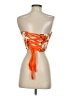 Shein 100% Polyester Orange Tube Top Size S - photo 2