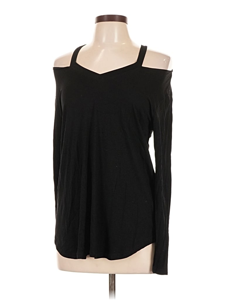 Pre-owned Amaryllis 3/4 Sleeve T-shirt In Black