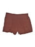 Wildfox 100% Rayon Solid Brown Shorts Size Lg (3 or L) - photo 2