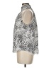 Joie 100% Viscose Animal Print Silver Sleeveless Blouse Size M - photo 5