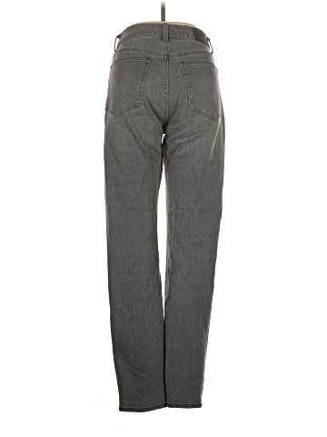 Madewell The '90s Straight Jean in Burwick Wash: Cross-Tab Edition (view 2)