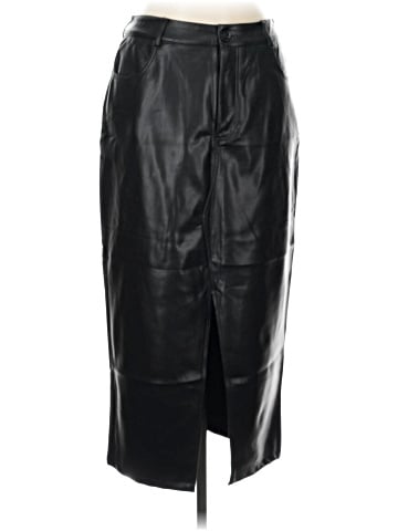 RolyPoly Faux Leather Skirt (view 1)