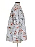 Zara Print Silver Long Sleeve Button-Down Shirt Size S - photo 4