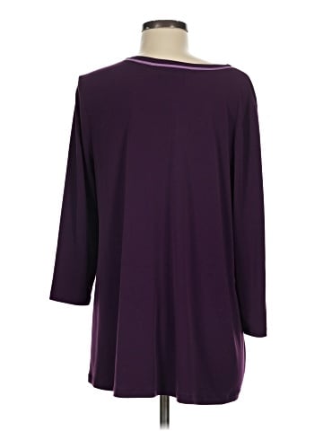 Susan Graver 3/4 Sleeve T-Shirt (view 2)