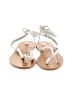 J.Crew 100% Leather White Sandals Size 9 1/2 - photo 2