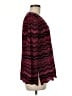 misook 100% Acrylic Chevron-herringbone Burgundy Cardigan Size M - photo 4