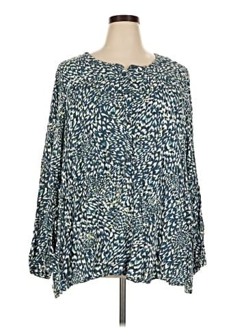 Lane Bryant Long Sleeve Blouse (view 1)