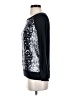 Joie 100% Silk Animal Print Black Silk Pullover Sweater Size XS - photo 5