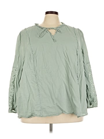 Lane Bryant 3/4 Sleeve Blouse (view 1)