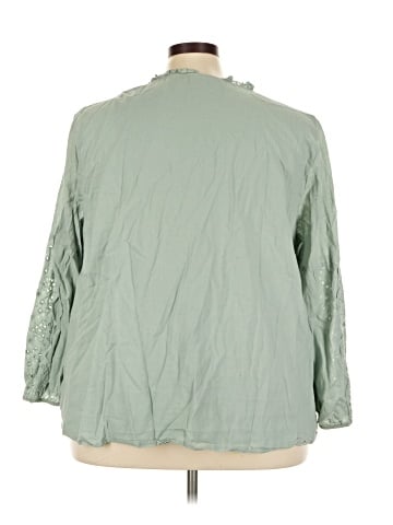 Lane Bryant 3/4 Sleeve Blouse (view 2)