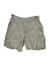 Athleta 100% Linen Chevron-herringbone Gray Cargo Shorts Size 8 - photo 1