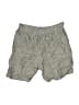 Athleta 100% Linen Chevron-herringbone Gray Cargo Shorts Size 8 - photo 2