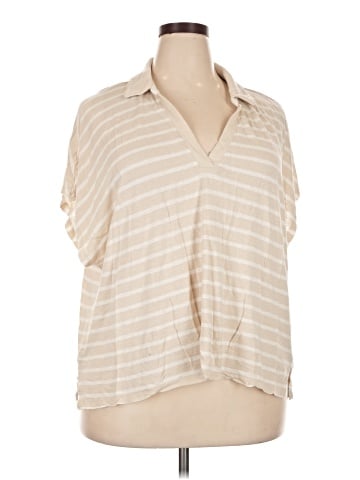 Lands' End Short Sleeve Blouse (view 1)