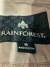 Rainforest 100% Polyester Brown Raincoat Size M - photo 6