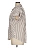 Perch by Blu Pepper Stripes Brown Short Sleeve Blouse Size 1X - photo 5