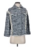 Zara Basic Tweed Blue Jacket Size S - photo 1