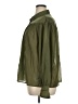Gap 100% Polyester Solid Green Long Sleeve Blouse Size XL - photo 5