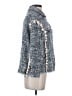 Zara Basic Tweed Blue Jacket Size S - photo 4