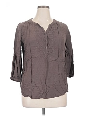 St. John's Bay 3/4 Sleeve Blouse (view 1)