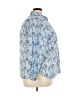 Talbots 100% Cotton Floral Blue 3/4 Sleeve Blouse Size 3X Petite - photo 4