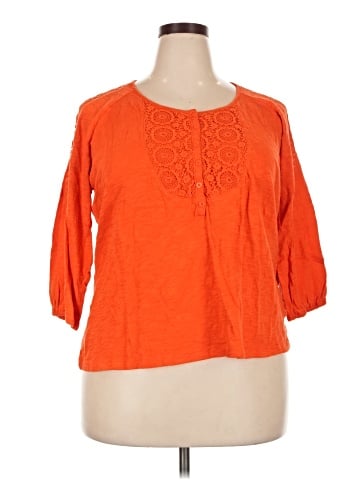 Jones New York Sport 3/4 Sleeve Top (view 1)