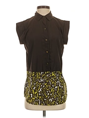 MICHAEL Michael Kors Short Sleeve Blouse (view 1)