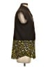 MICHAEL Michael Kors 100% Polyester Animal Print Brown Short Sleeve Blouse Size S - photo 4