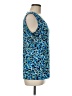 Laura Ashley Blue Sleeveless Top Size M - photo 4