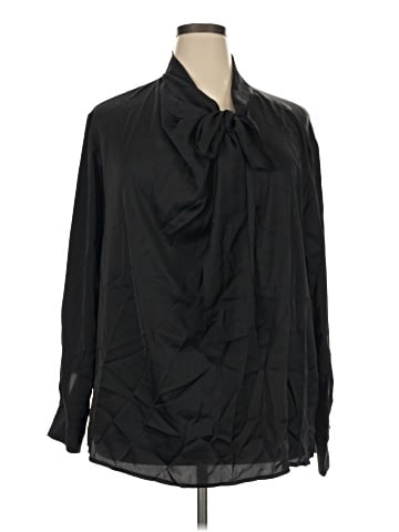 ELOQUII Long Sleeve Blouse (view 1)