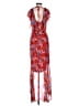 WAYF 100% Polyester Floral Red Cocktail Dress Size XS - photo 2