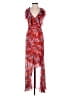 WAYF 100% Polyester Floral Red Cocktail Dress Size XS - photo 1
