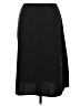 Uniqlo 100% Polyester Solid Black Formal Skirt Size L - photo 1