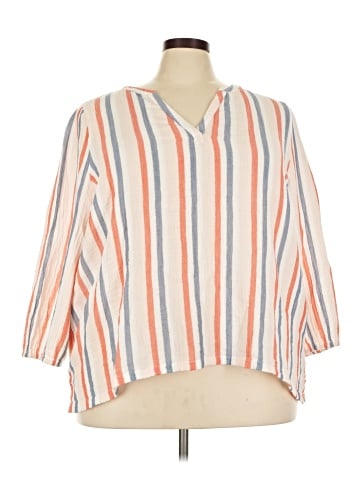 Caslon 3/4 Sleeve Blouse (view 1)