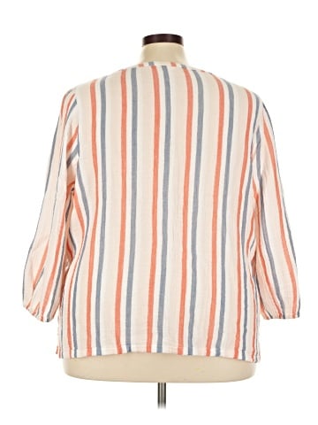 Caslon 3/4 Sleeve Blouse (view 2)