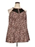 Torrid Animal Print Brown Sleeveless Blouse Size 3X Plus (3) - photo 1