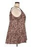 Torrid Animal Print Brown Sleeveless Blouse Size 3X Plus (3) - photo 4