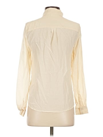 Pippa Long Sleeve Silk Top (view 2)