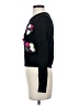 Milly 100% Wool Floral Black Wool Pullover Sweater Size S - photo 5