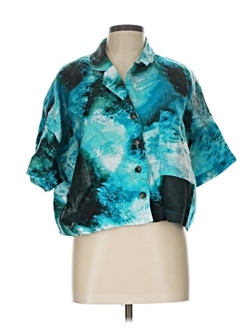 DKNY Short Sleeve Blouse (view 1)