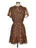CeCe 100% Polyester Paisley Brown Casual Dress Size S - photo 1