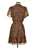 CeCe 100% Polyester Paisley Brown Casual Dress Size S - photo 2