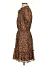 CeCe 100% Polyester Paisley Brown Casual Dress Size S - photo 5