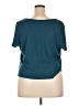 Torrid Teal Short Sleeve Henley Size 4X Plus (4) - photo 2