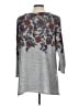 Ruby Rd. Paisley Gray Pullover Sweater Size L - photo 2