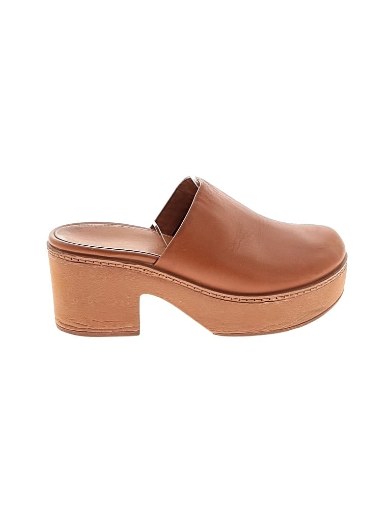 Pre-owned Fitflop Mule/clog In Tan