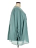 Lane Bryant 100% Polyester Teal Long Sleeve Blouse Size 26 - 28 Plus - photo 4