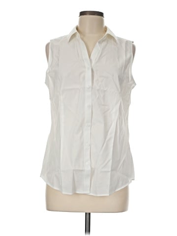 Talbots Sleeveless Button-Down Shirt (view 1)