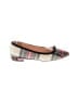 J.Crew Plaid Ivory Flats Size 7 1/2 - photo 1