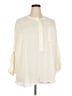 Lane Bryant 100% Polyester Ivory 3/4 Sleeve Blouse Size 26 - 28 Plus - photo 1