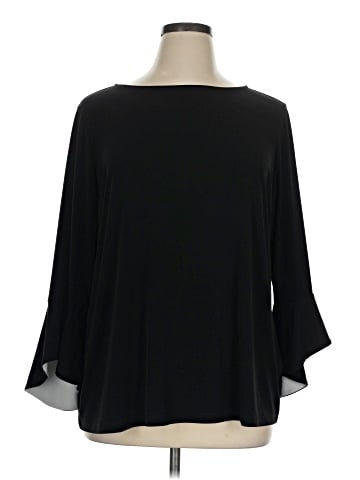 Susan Graver 3/4 Sleeve Blouse (view 1)
